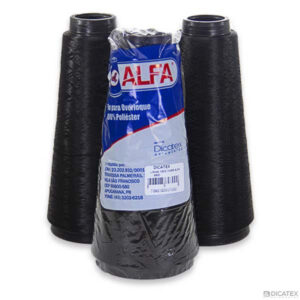 Linha preta overloque Alfa - Imagem