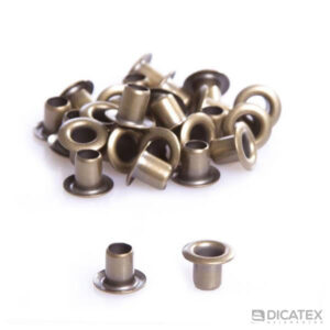 Ilhós metal Eberle108/60 Niquelado Ouro velho