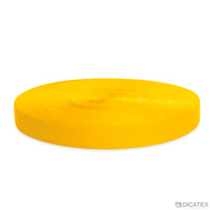 Viés amarelo gorgurão 20 mm em poliéster 0502 - Imagem