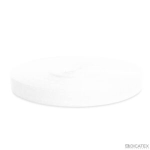 Viés branco gorgurão 20 mm em poliéster 0100 - Imagem
