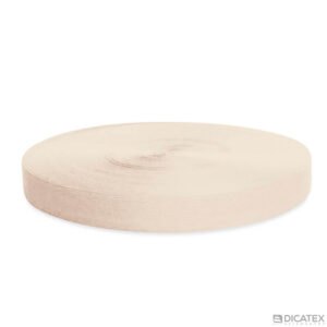 Viés elástico bege 2003 poliéster de 30 mm - Foto