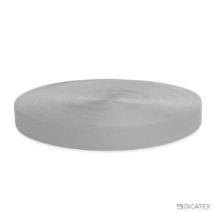 Viés elástico prata 5004 poliéster de 30 mm - Foto