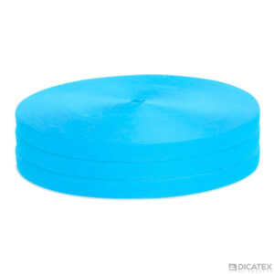 Viés elástico poliéster azul piscina 4517 de 14 mm - Foto