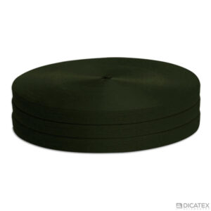 Viés elástico poliéster musgo 2505 de 14 mm - Foto