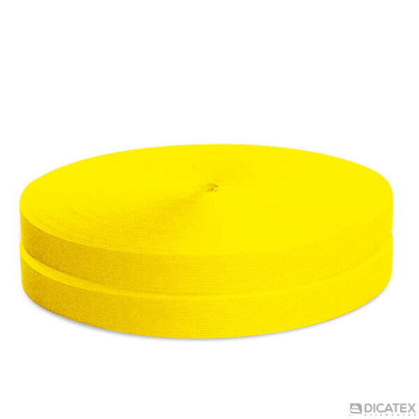 Viés poliéster amarelo 0501 de gorgurão 25mm - Foto