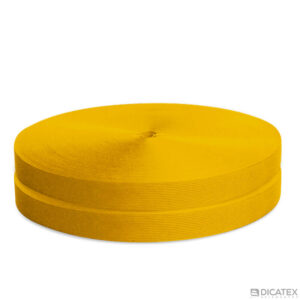 Viés poliéster amarelo 0502 de gorgurão 25mm - Foto