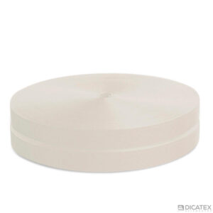 Viés poliéster bege 2003 de gorgurão 25mm - Foto