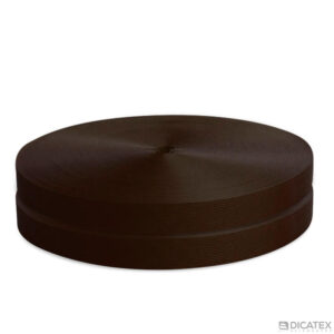 Viés poliéster marrom 5500 de gorgurão 25mm - Foto