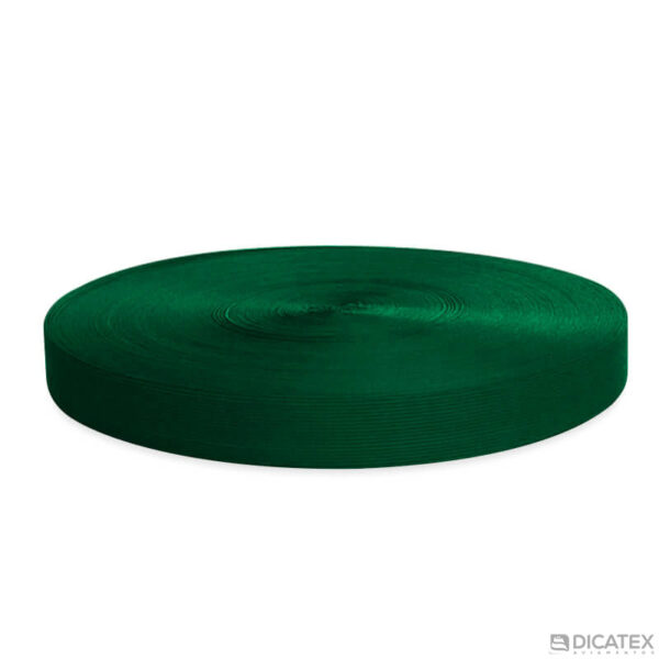 Viés verde bandeira gorgurão 20 mm em poliéster 2508 - Foto