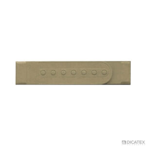 Regulador plástico simples caqui - Dicatex fornecedor de aviamentos - Imagem