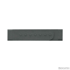 Regulador plástico simples cinza escuro - -Imagem