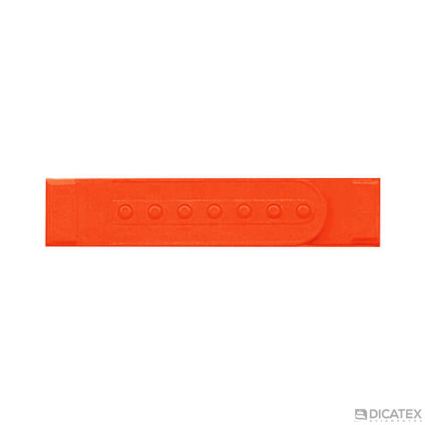 Regulador plástico simples laranja fluorescente - Imagem