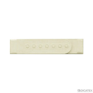 Regulador plástico simples palha bege - Dicatex aviamentos para bonés - Imagem