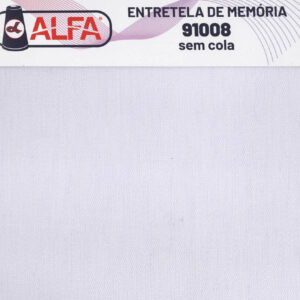 Entretela de memória branca 91008 sem cola - Imagem