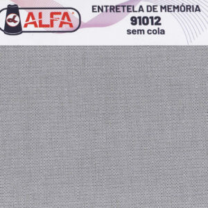 Entretela de memória cinza 91012 sem cola - Imagem