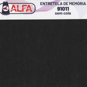 Entretela de memória preta 91011 sem cola - imagem